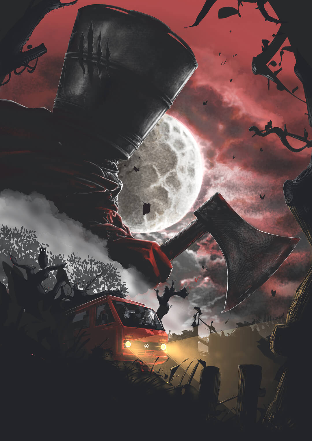 BucketHead - Final Illustration - by melbrins