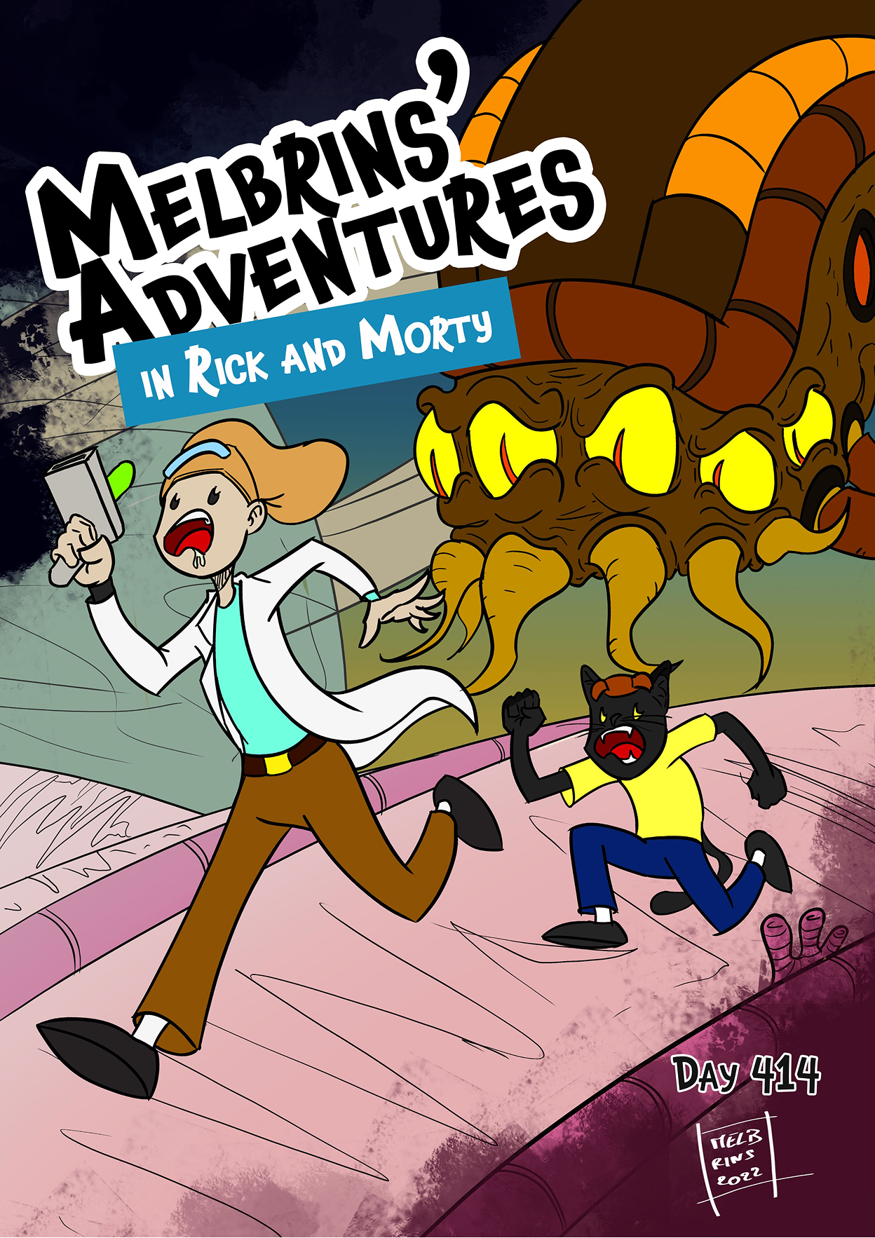 Cover Day 414 by melbrins