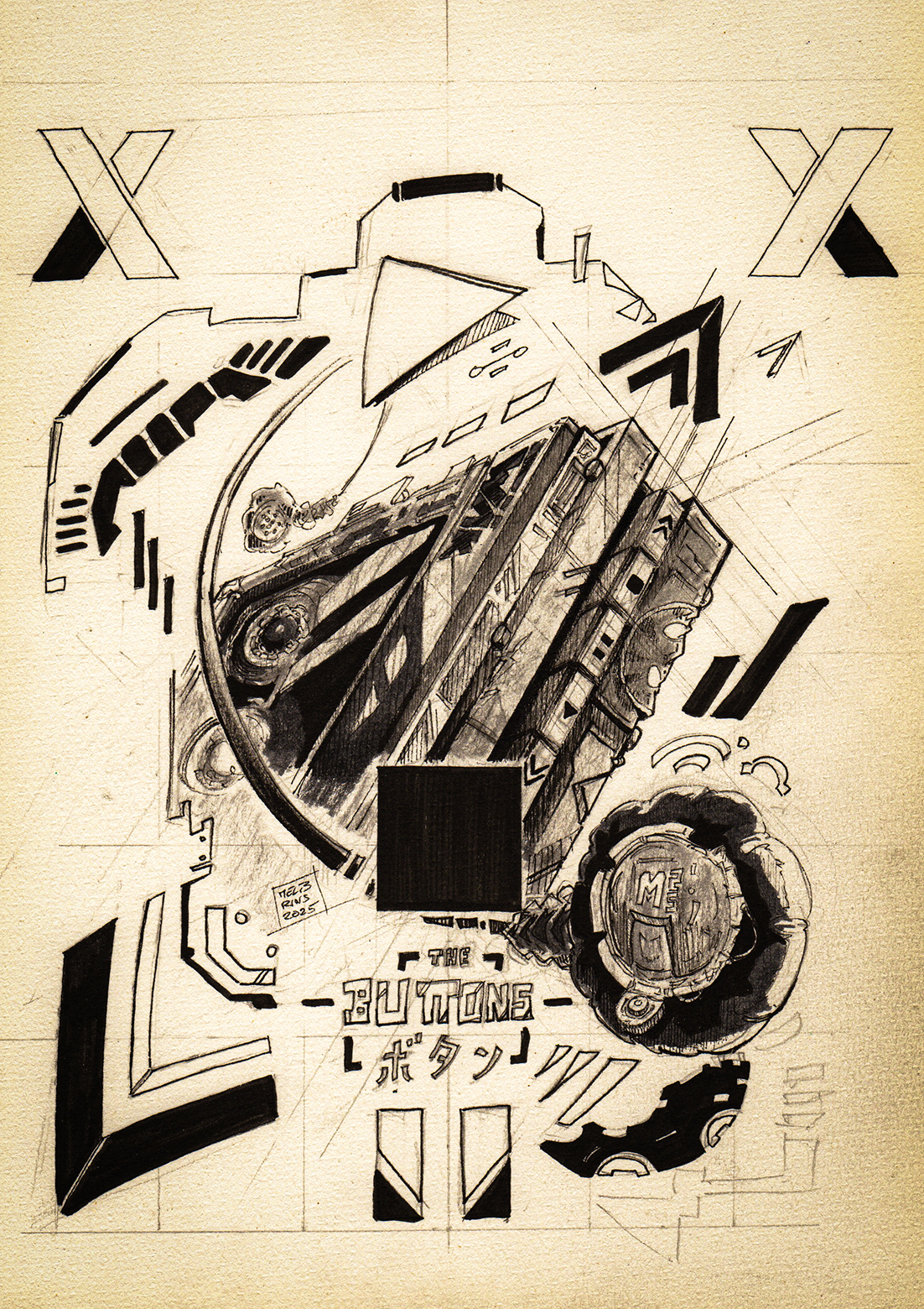 Inktober 2025 Day 22 - by Melbrins