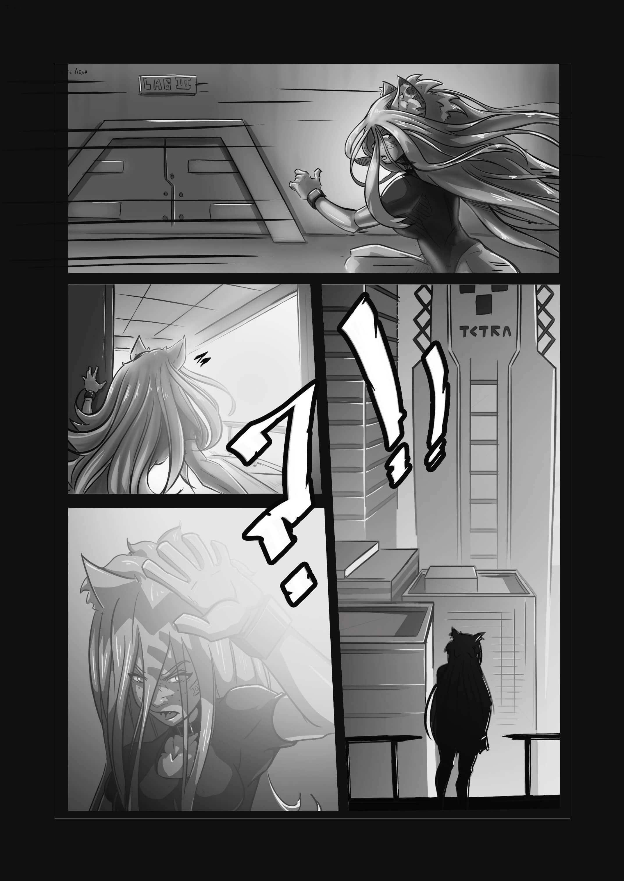 Cyberpunk Manga by melbrins