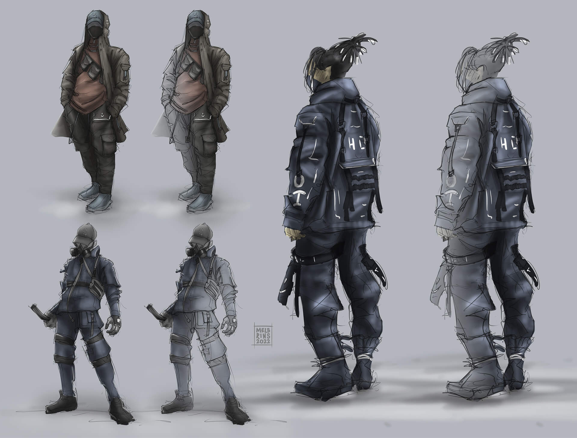 Cyberpunk Fashion by melbrins