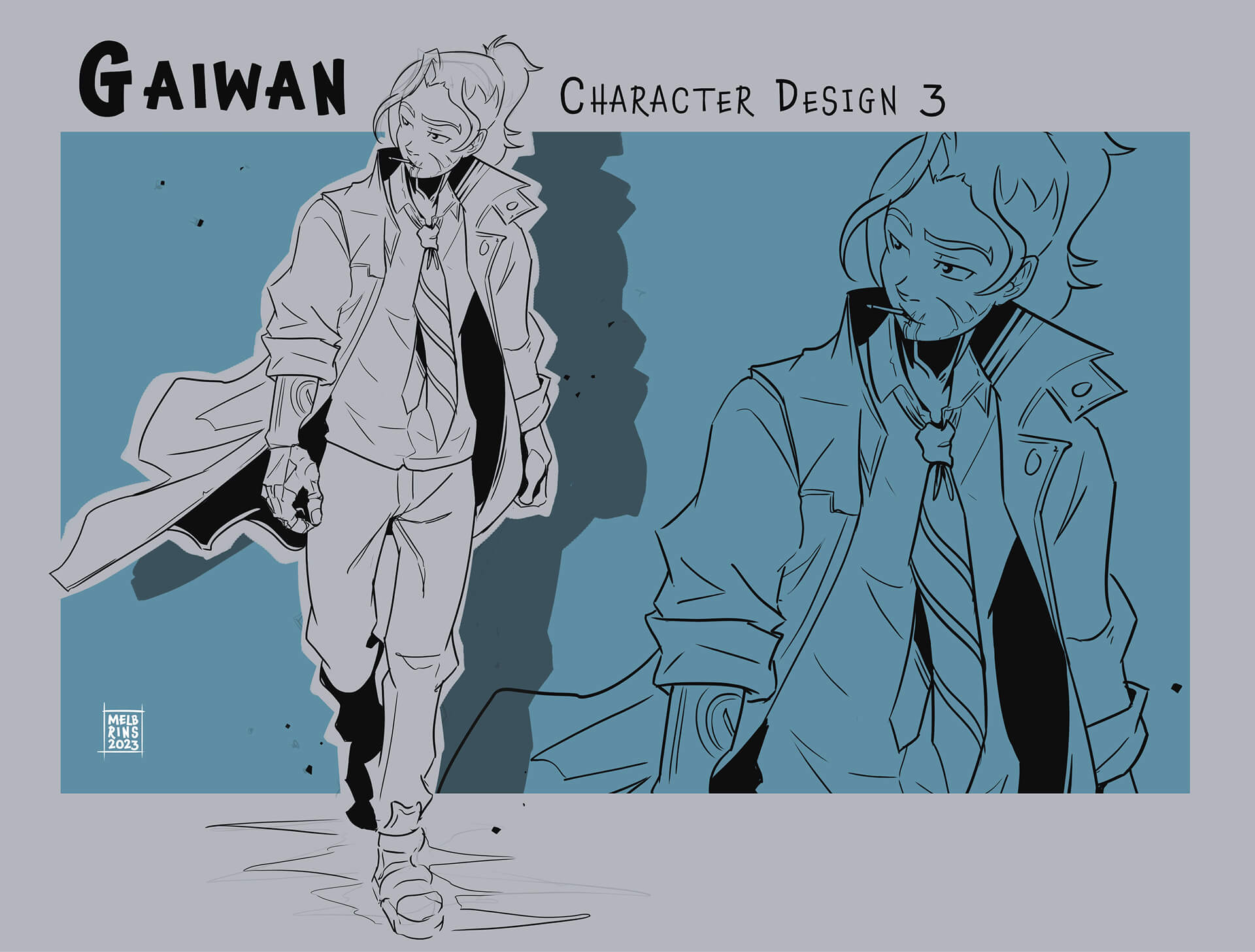 Cyberpunk Manga by melbrins